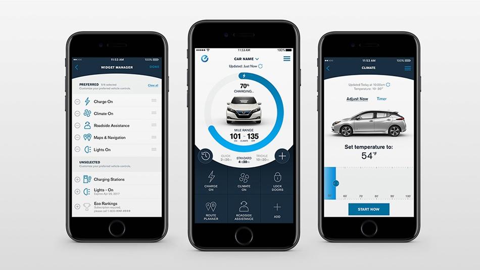 Nissan connect ev app
